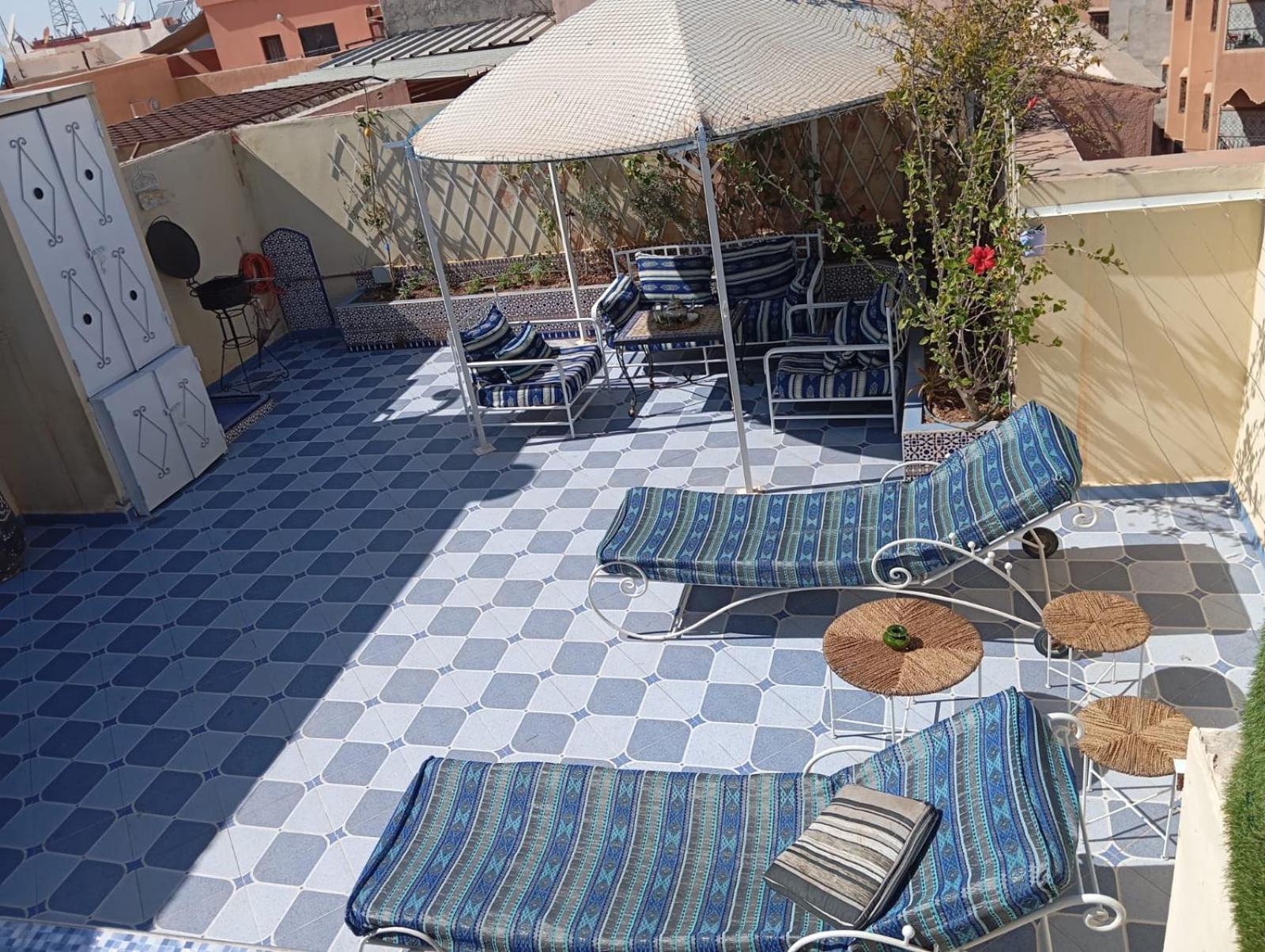 Studio Meuble Proche Du Centre Ville Marrakesh Værelse billede